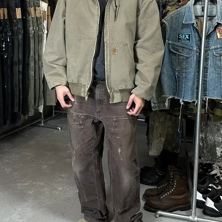 [BUNJANG] Carhartt J130 DES Active Jacket (2XL) / [2XL] 00s OG 칼하트 J130 액티브 자켓 칼하트 DES 후드