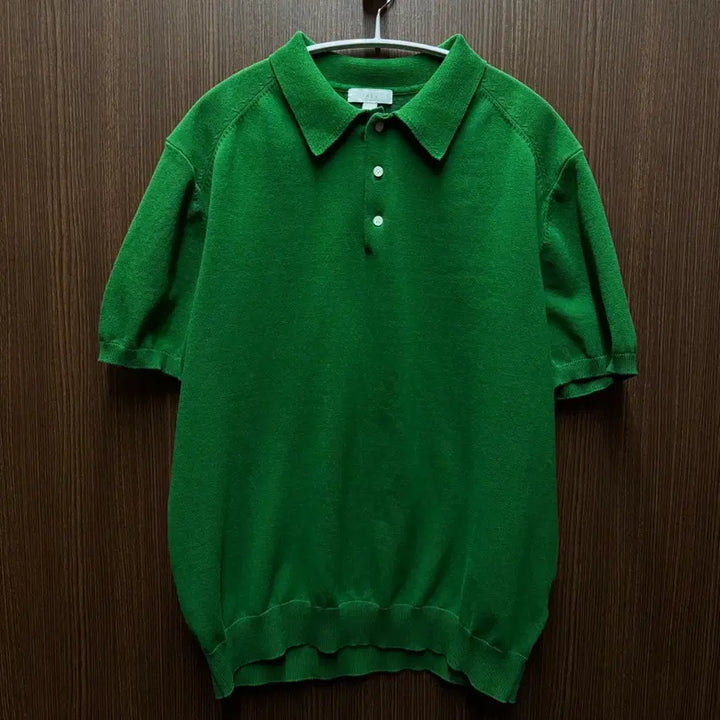 [BUNJANG] THEY Knit Polo Shirt XL / THEY 데이 반팔 카라 니트 XL