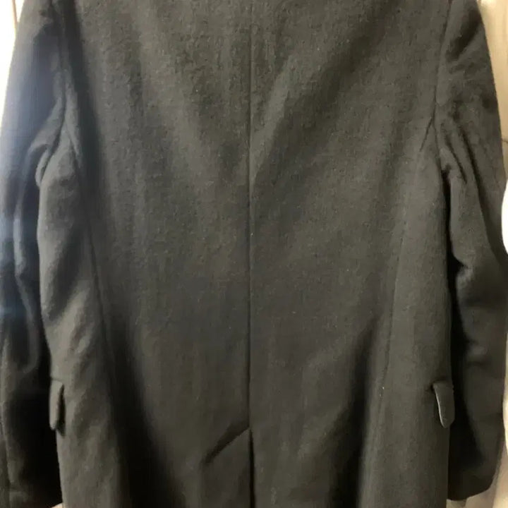 [BUNJANG] Concept One Black Wool Blend Coat (Cashmere 5%) / 컨셉원 검정색 코트 M(캐시미어 5% 혼방)