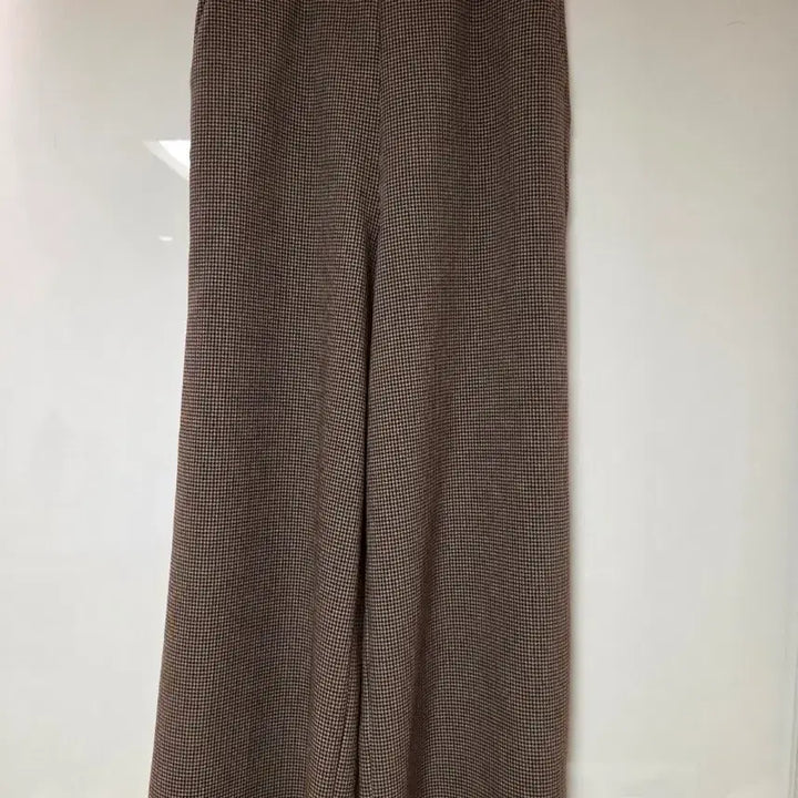 [BUNJANG] Grey Mal Houndstooth Check Wide Pants / 그레이말 하운드투스 체크 와이드 팬츠