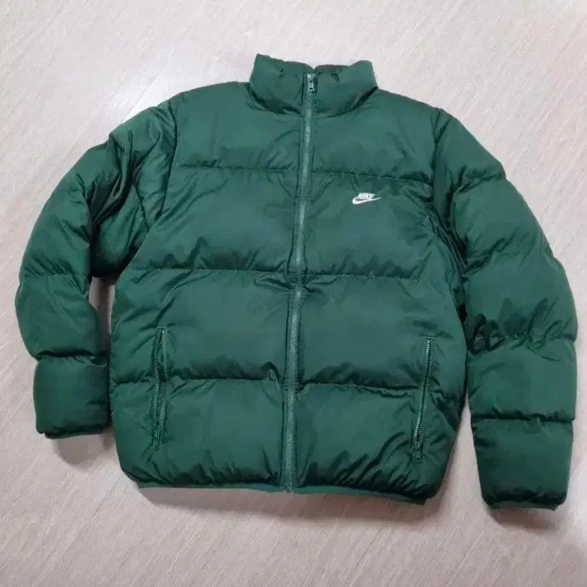 [BUNJANG] Nike NSW Green Padded Jacket (M) / 나이키 nsw 패딩 그린 m사이즈 팝니다