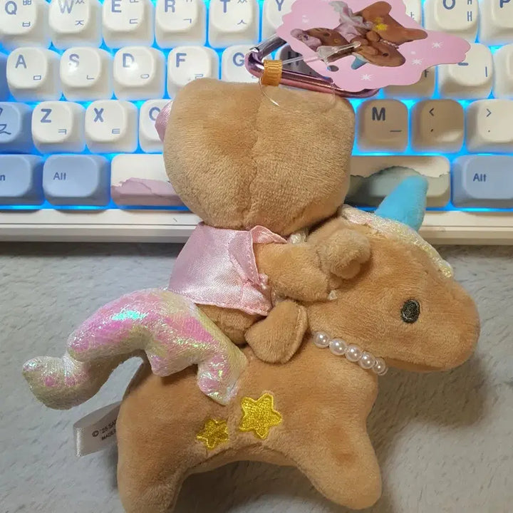 [BUNJANG] Tanning Kitty Unicorn Keyring / 태닝 키티 유니콘 키링