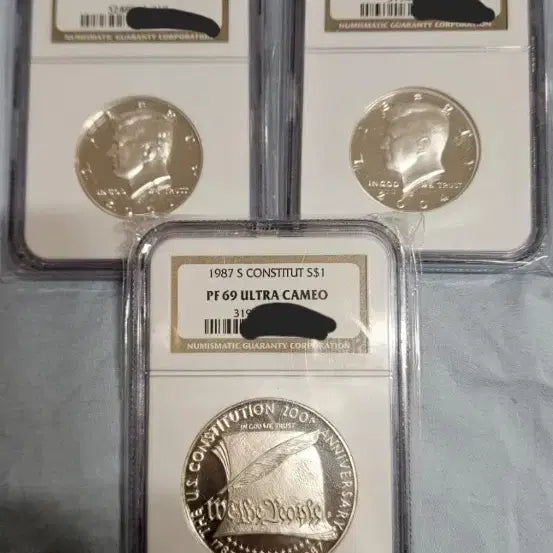 [BUNJANG] Silver Coins Set (Kennedy, Proof) / 프루프 고등급 은화 3종