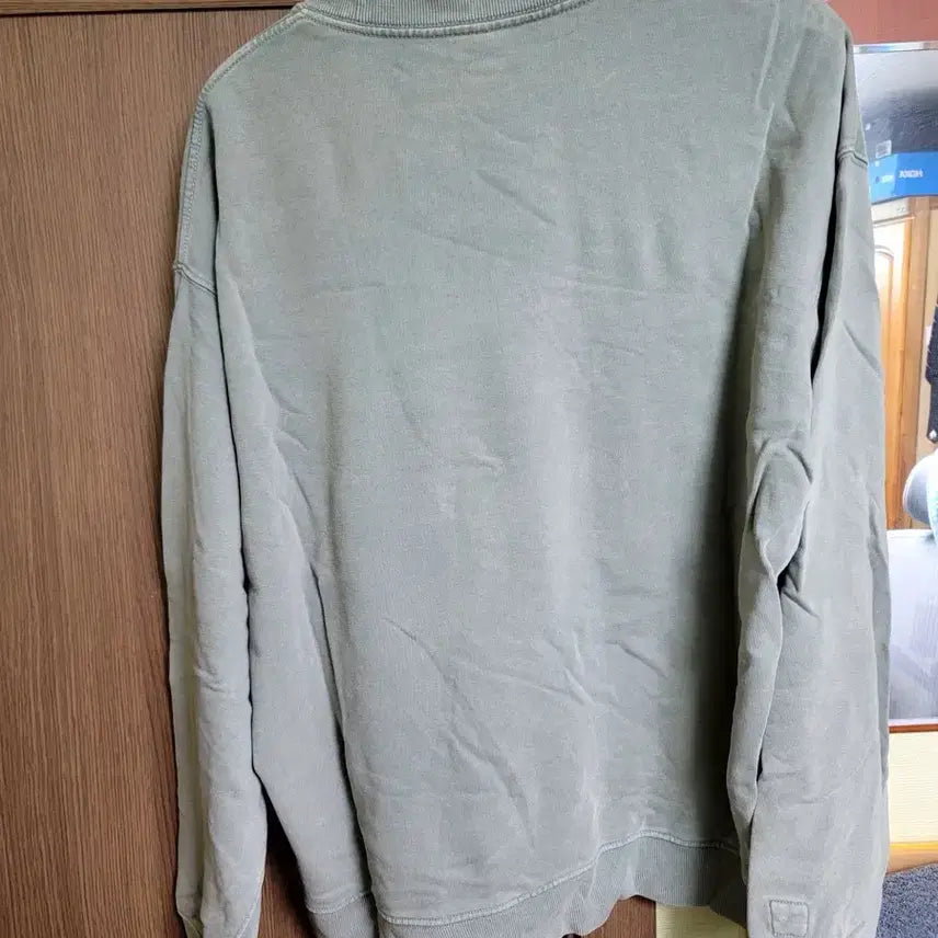 [BUNJANG] Polytelu Sweatshirt Green (Used) - Size 4 / 폴리테루 스웨트셔츠 유즈드 그린 4사이즈