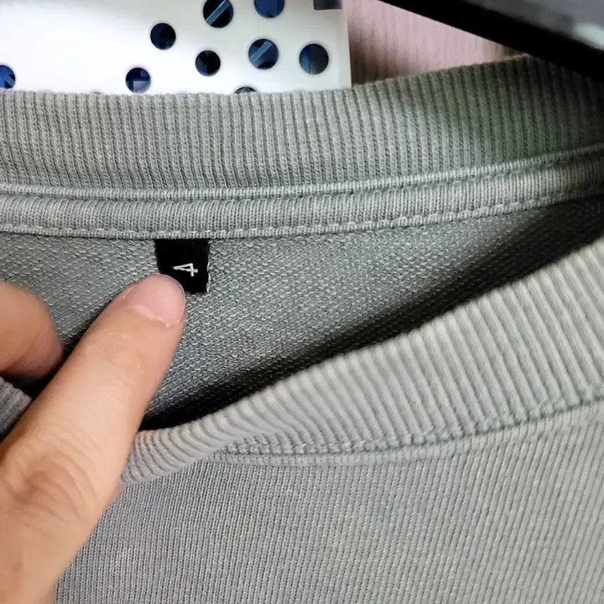 [BUNJANG] Polytelu Sweatshirt Green (Used) - Size 4 / 폴리테루 스웨트셔츠 유즈드 그린 4사이즈