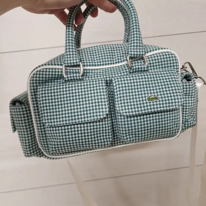 [BUNJANG] Kelly's Upcycled Lacoste Castella Bag / 켈리즈 업사이클링 라코스테 카스테라백