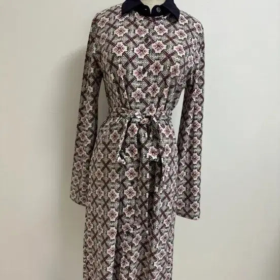 [BUNJANG] Louis Angel Flower Pattern Long Dress / 플라워 패턴 롱 원피스
