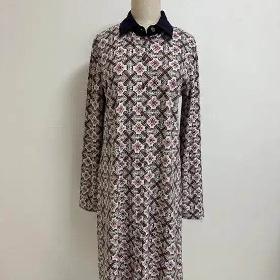 [BUNJANG] Louis Angel Flower Pattern Long Dress / 플라워 패턴 롱 원피스