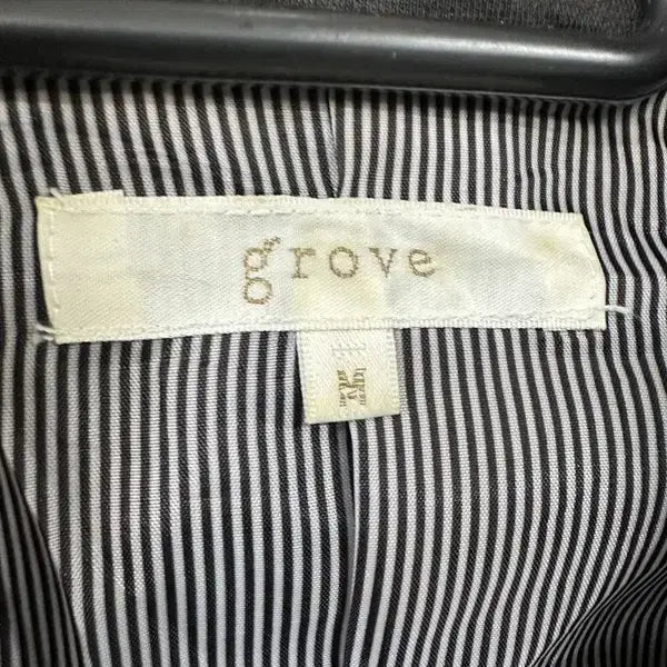 [BUNJANG] GROOVE Cotton Blend Two-Button Blazer Jacket - Black / [M] GROOVE 코튼혼방 투버튼 블레이저자켓 블랙