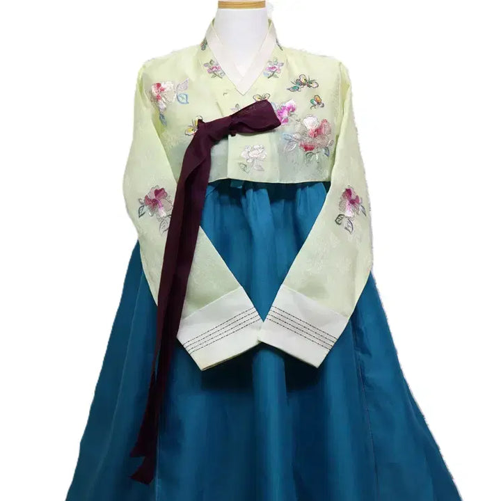 [BUNJANG] Embroidered Hanbok for Women / k829 자수한복/여55-빼빼66/키155-160/가슴90/사놀까