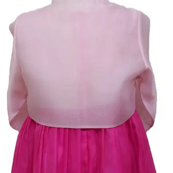 [BUNJANG] Embroidered Modern Hanbok Dress (Size 55) / k833 자수 개량한복/여55/키160-165/원피스가슴85/사놀까