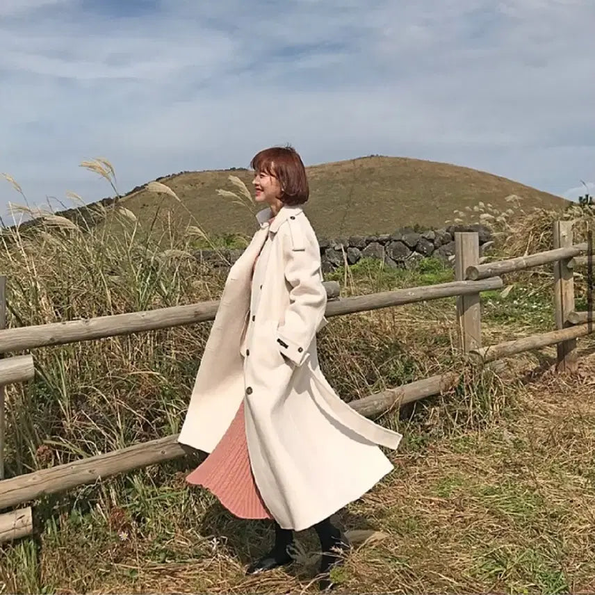 [BUNJANG] Handmade Wool Trench Coat / 핸드메이드 울코트(트렌치핏)