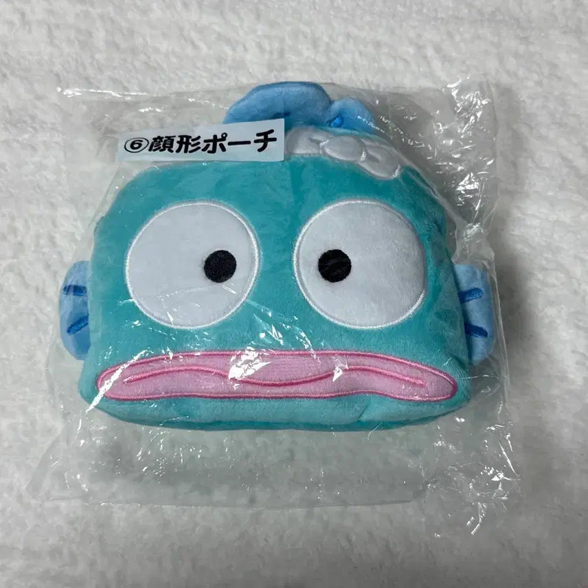[BUNJANG] Sanrio Hangyodon 40th Anniversary Face Pouch / 산리오 한교동 40주년 쿠지 아타리쿠지 6등상