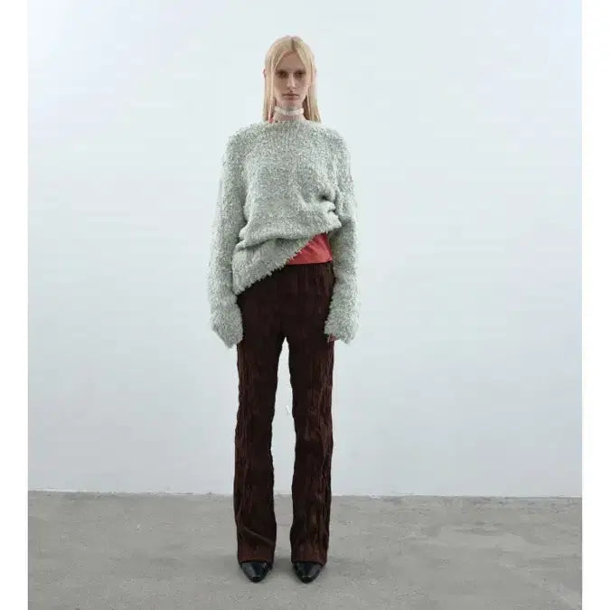 [BUNJANG] Nothing Everthing Wrinkle Pants Brown / 낫띵에브리띵 링클팬츠 브라운 새상품