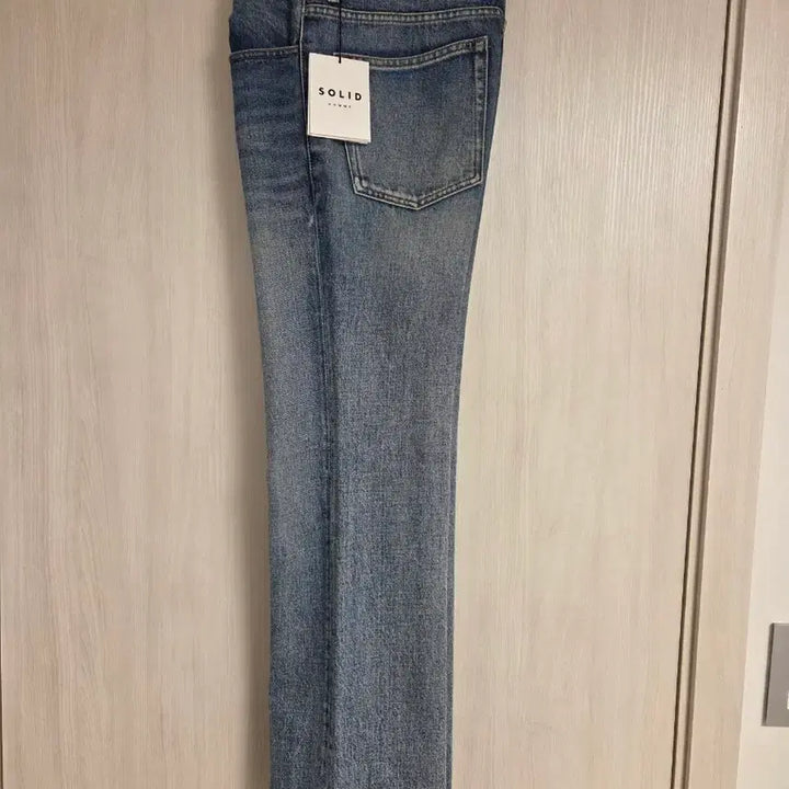 [BUNJANG] Solid Homme 23FW Long Straight Denim Pants / 솔리드옴므 23FW 중청 롱스트레이트 데님 팬츠 46
