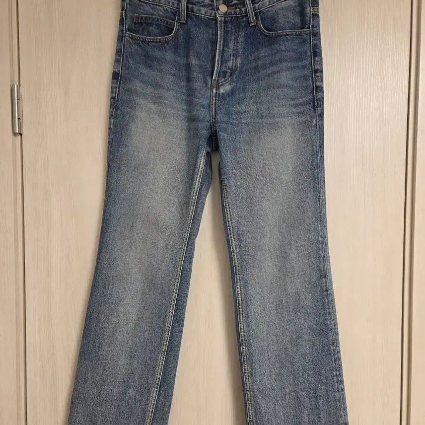 [BUNJANG] Solid Homme 23FW Long Straight Denim Pants / 솔리드옴므 23FW 중청 롱스트레이트 데님 팬츠 46
