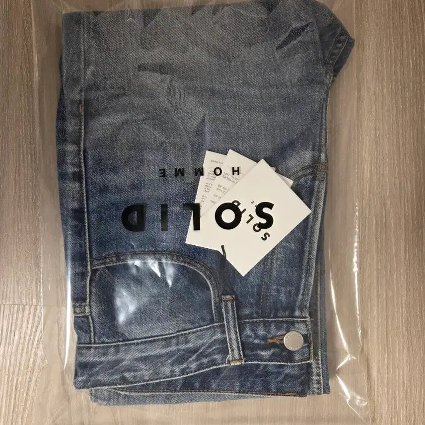 [BUNJANG] Solid Homme 23FW Long Straight Denim Pants / 솔리드옴므 23FW 중청 롱스트레이트 데님 팬츠 46