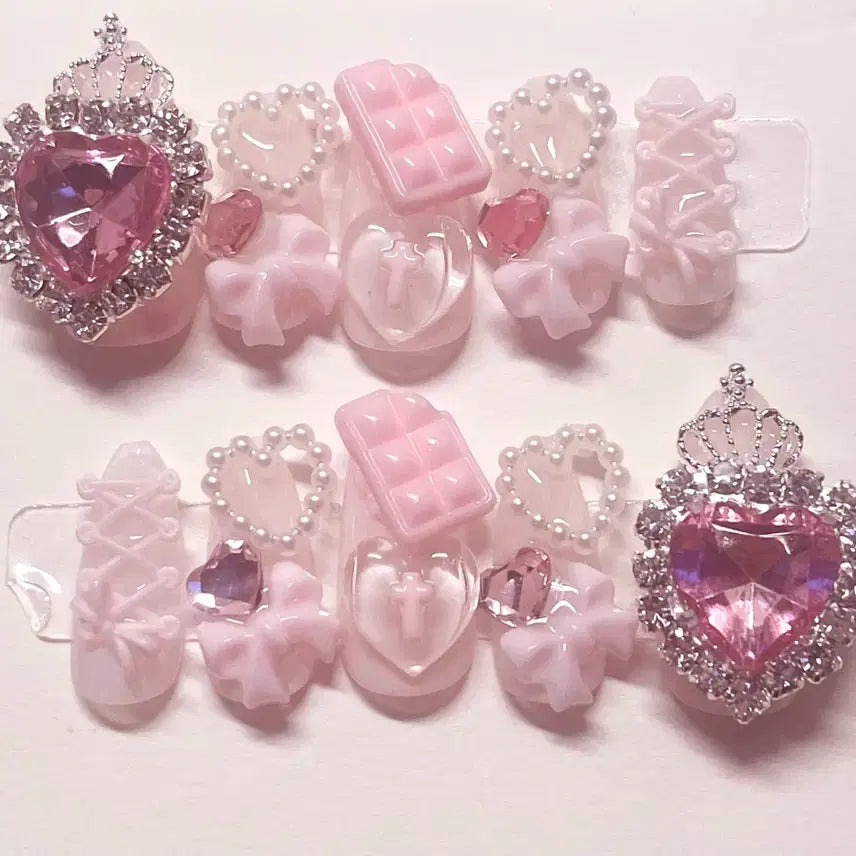 [BUNJANG] Liz Lisa Handmade Nail Tips / 양산형 지뢰계 양지뢰 수제 네일팁 리즈리사