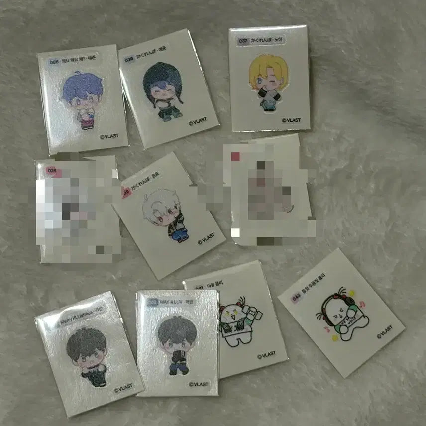 [BUNJANG] PLAVE GS25 POB Sticker Set (Yejun, Noah, Eunho, Hamin, Kise) / 플레이브 GS25 띠부씰 띠부실 스티커 예준노아은호하민플리 양도
