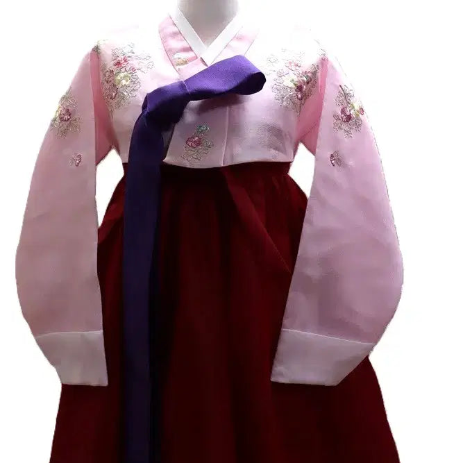 [BUNJANG] Hand-Embroidered Women's Hanbok (Size 55) / w23 손자수 여성한복/여55/키155-160/가슴85/사놀까