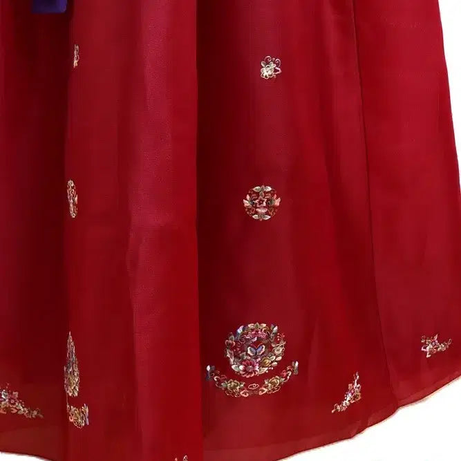 [BUNJANG] Hand-Embroidered Women's Hanbok (Size 55) / w23 손자수 여성한복/여55/키155-160/가슴85/사놀까