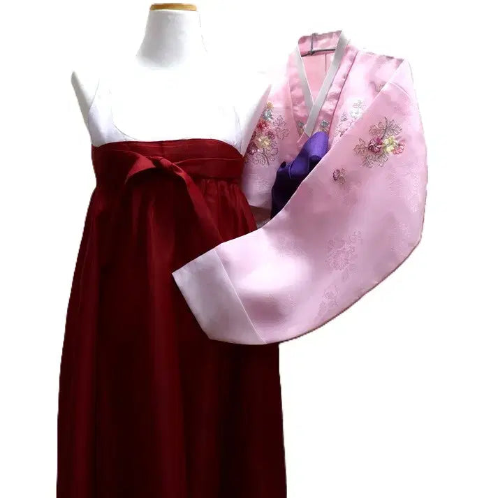 [BUNJANG] Hand-Embroidered Women's Hanbok (Size 55) / w23 손자수 여성한복/여55/키155-160/가슴85/사놀까