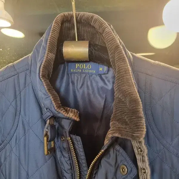 [BUNJANG] Polo Ralph Lauren Camden Quilted Jacket - Size M / 폴로 랄프로렌 코듀로이 배색 M사이즈 캠튼 퀼팅자켓