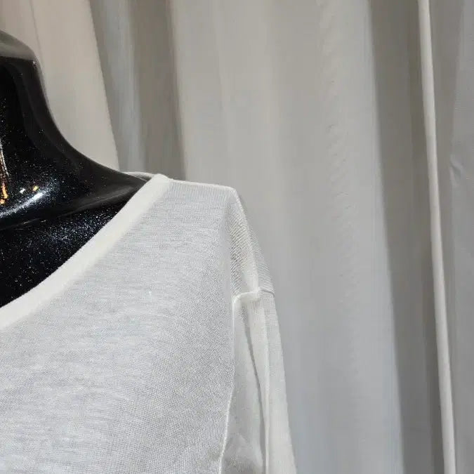 [BUNJANG] White Back Shirring Loose Fit Thin Cardigan / 뒷단유 루즈핏 얇은 가디건