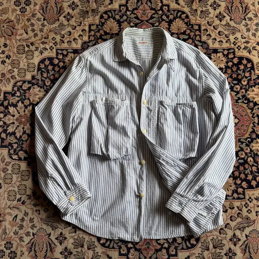 [BUNJANG] Capital Military Shirt (Men&