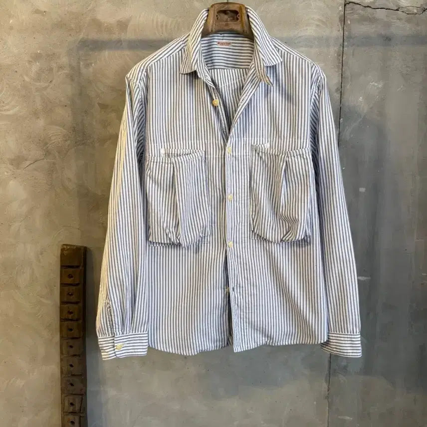 [BUNJANG] Capital Military Shirt (Men&