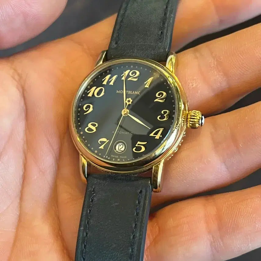 [BUNJANG] Montblanc Meisterstuck Automatic Black Combo Watch / 몽블랑 마이스터스튁 오토매틱 흑콤