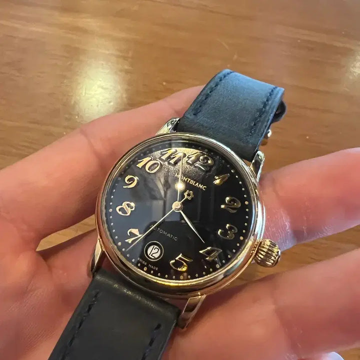 [BUNJANG] Montblanc Meisterstuck Automatic Black Combo Watch / 몽블랑 마이스터스튁 오토매틱 흑콤