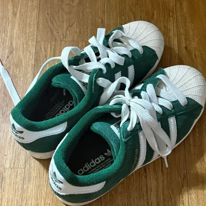 [SOLD OUT] 아디다스 슈퍼스타 82 그린 스웨이드 운동화