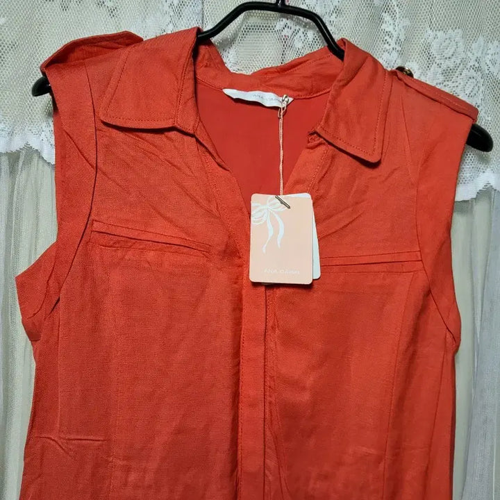 [BUNJANG] ANA CAPRI Orange Sleeveless Dress / [새상품]ANA CAPRI 오렌지색 민소매 원피스