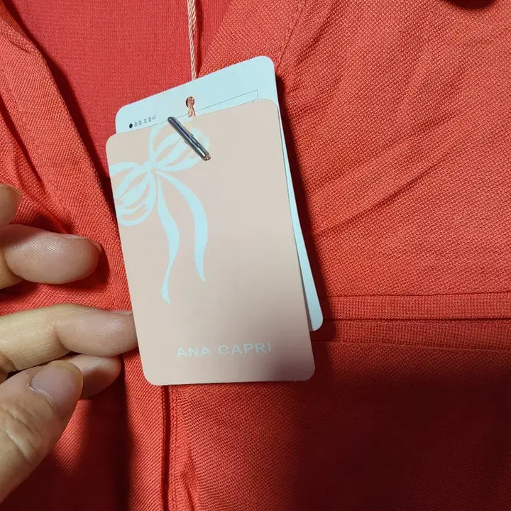 [BUNJANG] ANA CAPRI Orange Sleeveless Dress / [새상품]ANA CAPRI 오렌지색 민소매 원피스