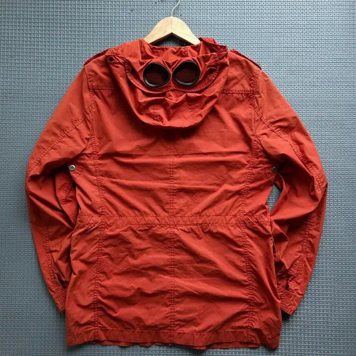 [BUNJANG] CP Company Field Goggle Jacket (Brick Orange) / CP 컴퍼니 내피포함 브릭오렌지 필드 고글자켓