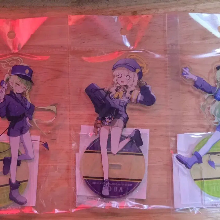 [BUNJANG] Blue Archive Official Hikari Nozomi Aoba Acrylic Standee Set / 블루아카이브 공식 아크릴 굿즈 히카리 노조미 아오바