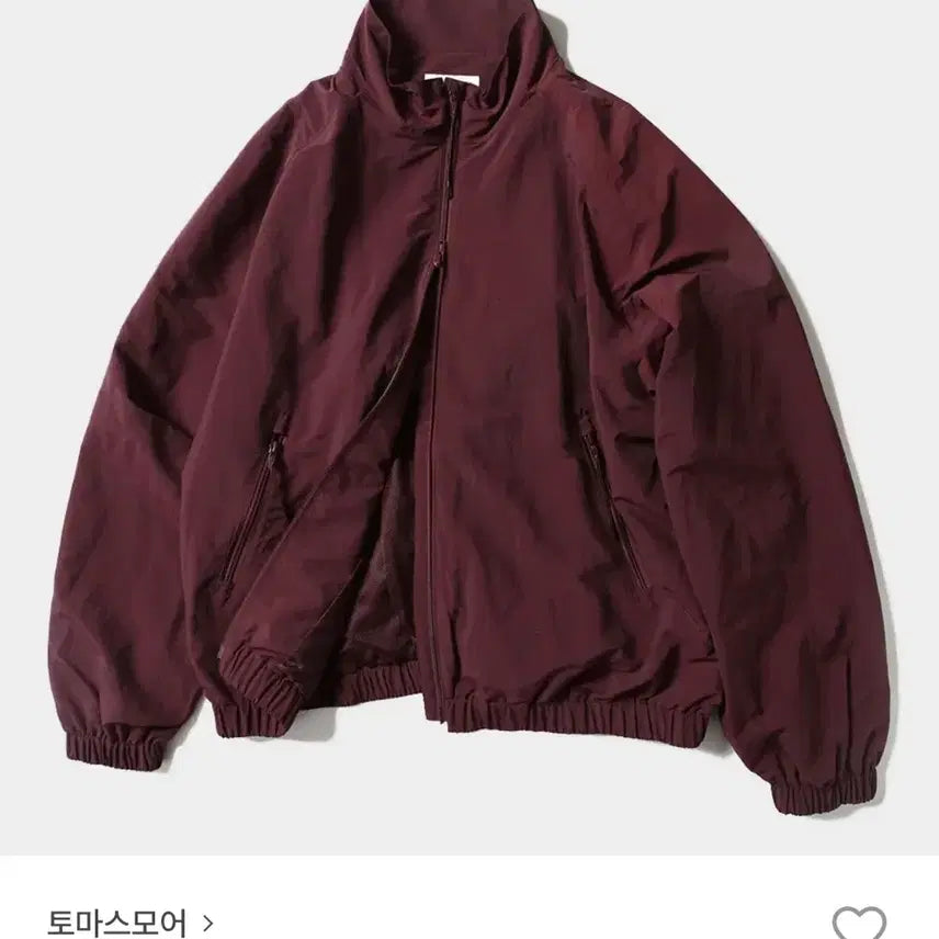 [BUNJANG] Thomas More Bomber Jacket Wine M / 토마스모어 탱커 블루종 와인 m