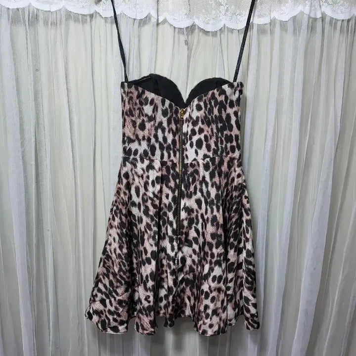 [BUNJANG] NBD the NAVEN Leopard Tube Top Mini Dress / [새상품]NBD x the NAVEN레오파드 튜브탑 미니 원피스