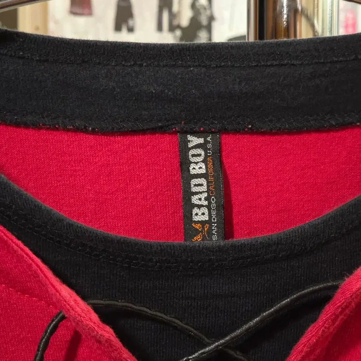 [BUNJANG] BAD BOY Punk Layered Long Sleeve Shirt / JPN 배드보이 펑크 레이어드 롱슬리브