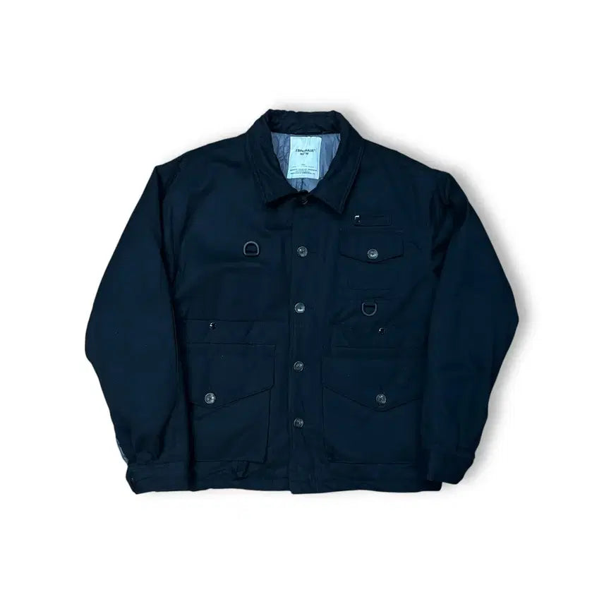 [BUNJANG] Espionage Work Jacket Black / 에스피오나지 워크 자켓 블랙