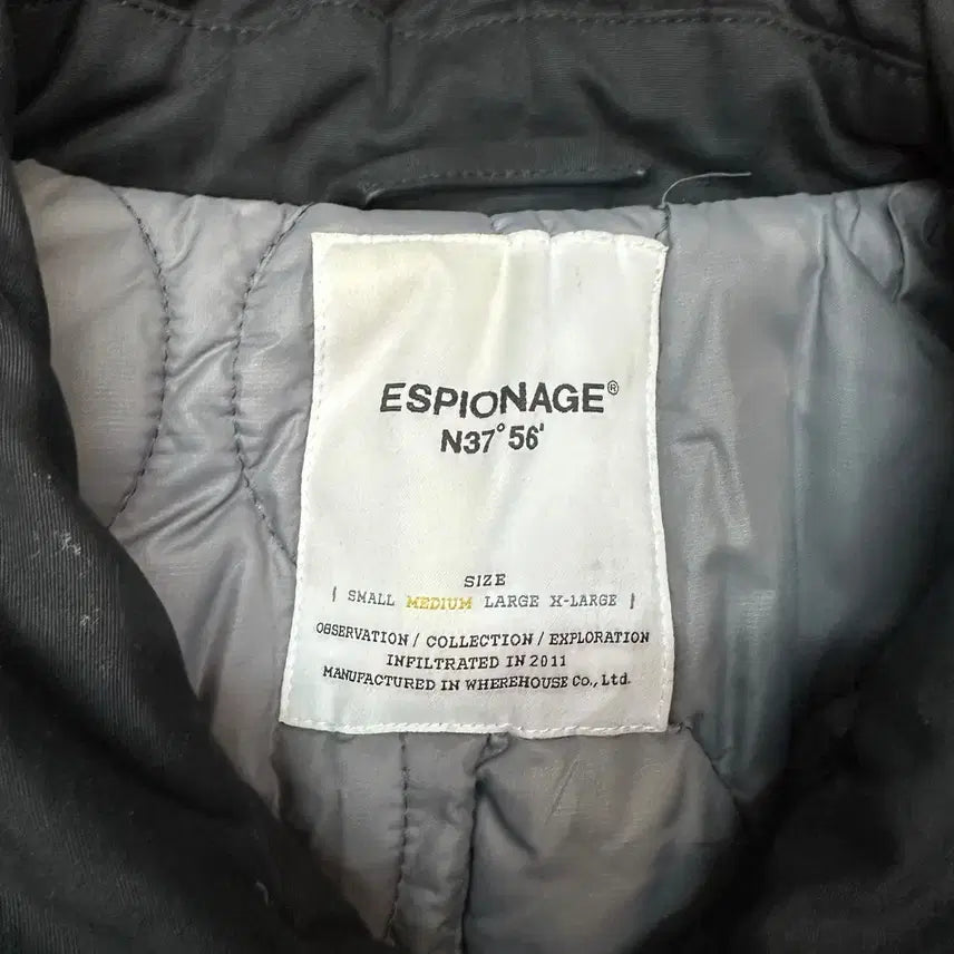 [BUNJANG] Espionage Work Jacket Black / 에스피오나지 워크 자켓 블랙