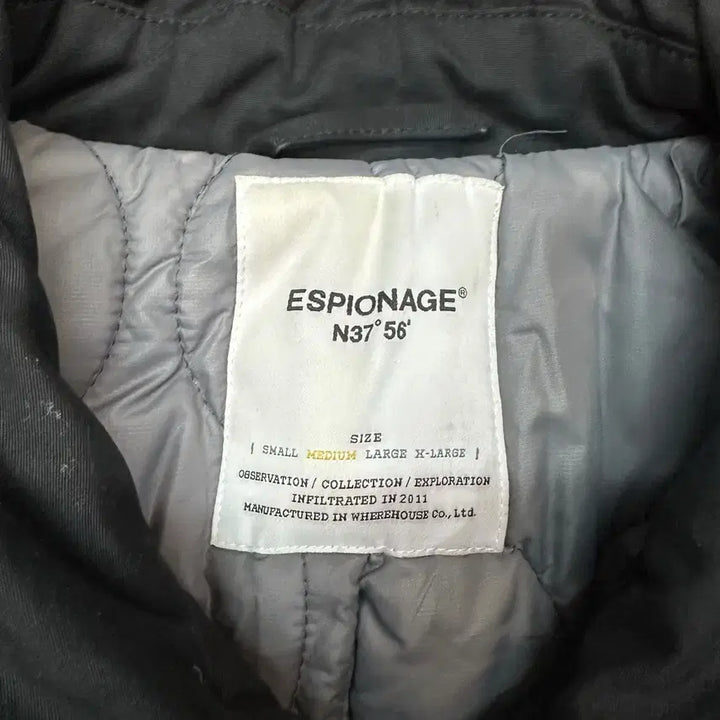 [BUNJANG] Espionage Work Jacket Black / 에스피오나지 워크 자켓 블랙