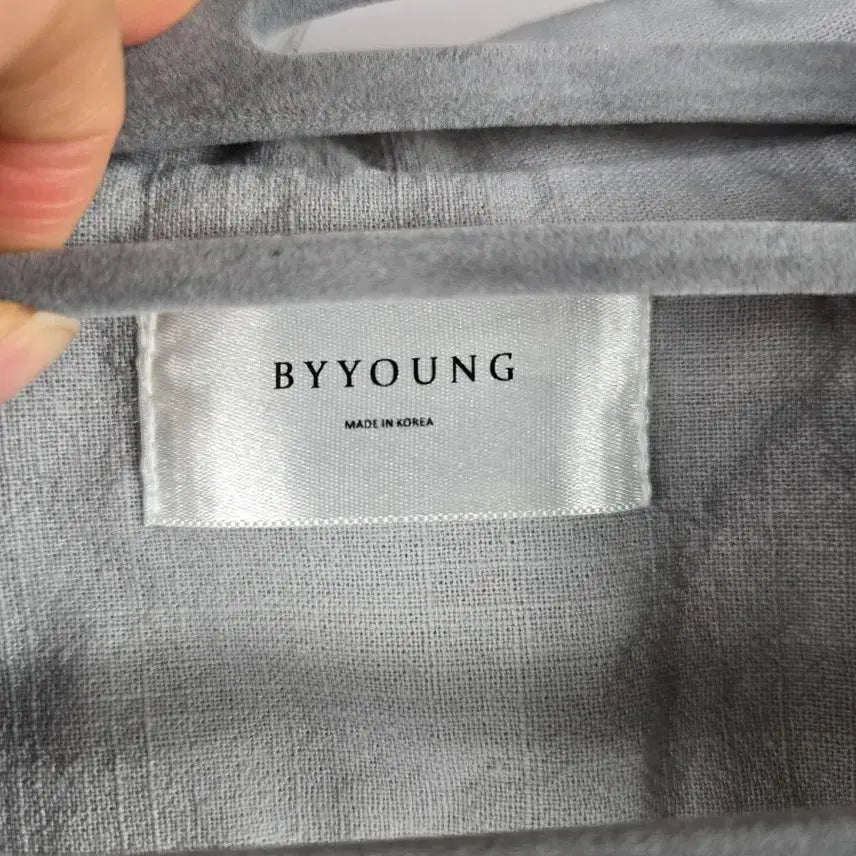 [SOLD OUT] [무료배송]바이영 F 여성 스판 린넨 느낌 루즈핏 크롭 반팔 자켓