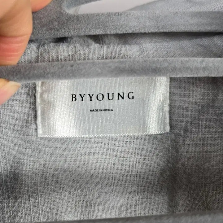 [SOLD OUT] [무료배송]바이영 F 여성 스판 린넨 느낌 루즈핏 크롭 반팔 자켓