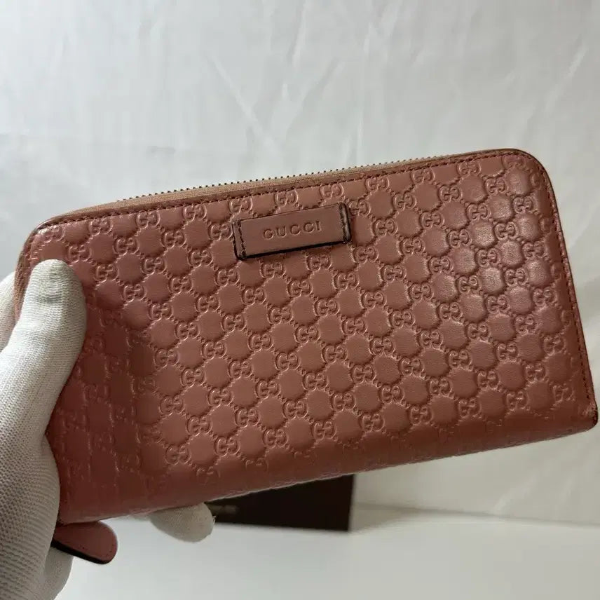 [BUNJANG] Gucci Microguccissima Zip Long Wallet / 구찌 마이크로시마 지퍼 장지갑 (OS)