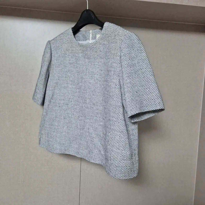 [BUNJANG] Montoto Tweed Short Sleeve Top Jacket / S)몽또또 트위드 상의 반팔 탑 트위드자켓