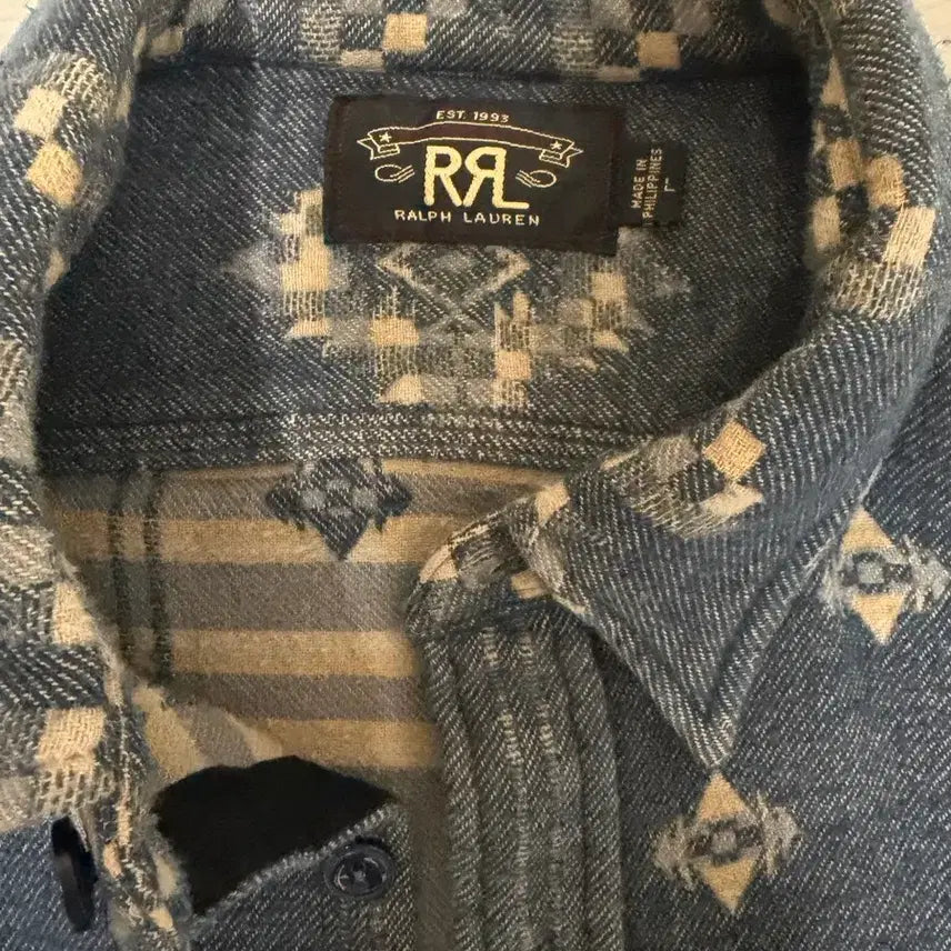 [BUNJANG] RRL Western Shirt L / RRL 더블알엘 웨스턴셔츠 L