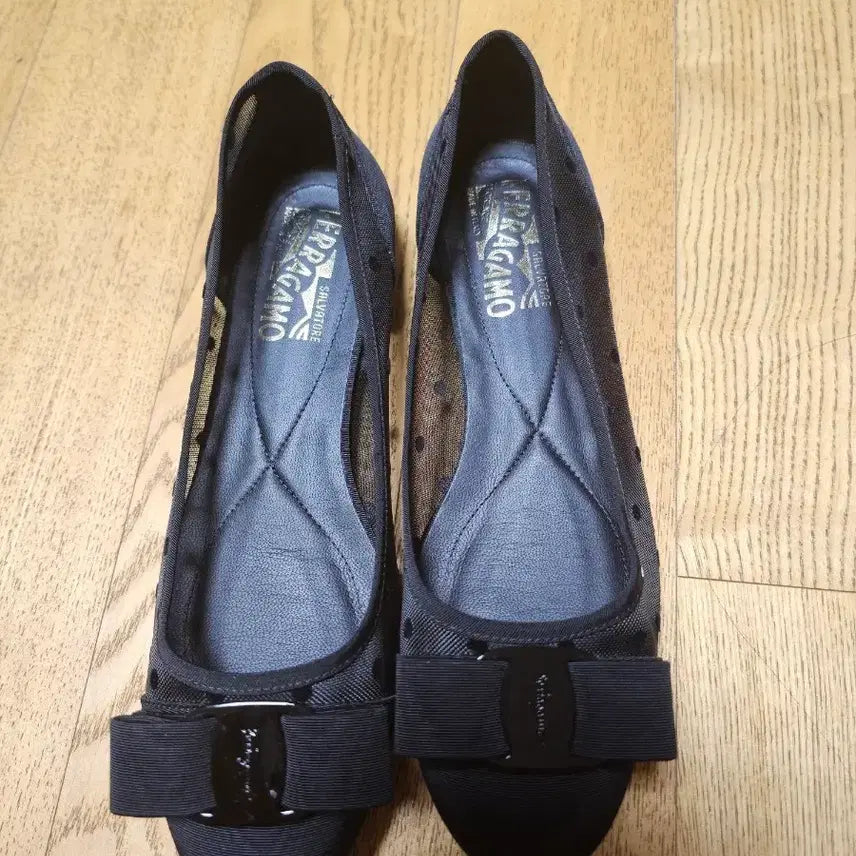[BUNJANG] Ferragamo Ballet Flats / (정품)페라가모 블랙 발레리나 플랫슈즈