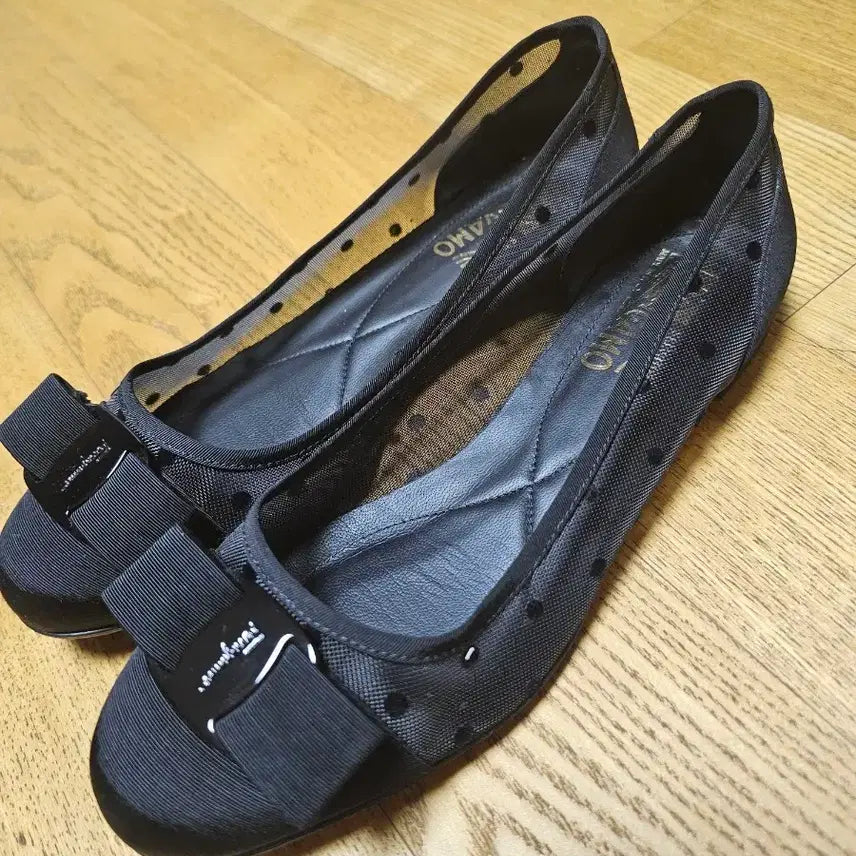 [BUNJANG] Ferragamo Ballet Flats / (정품)페라가모 블랙 발레리나 플랫슈즈